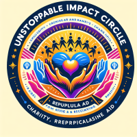 Create a logo for an exclusive gropu that that focuses on giving and receiving and the impact it can make for the members of this group which is called Unstoppable Impact Circle